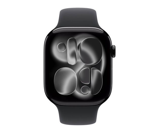 APPLE Watch Series 11 GPS 42mm Aluminiowa koperta (onyksowa)/ Sportowy pasek (czarny) - rozmiar S/M - 1362395 - zdjęcie 2